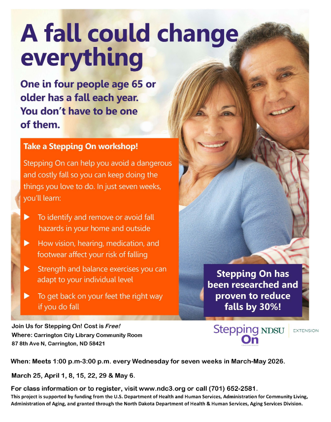 Stepping On Workshop flyer