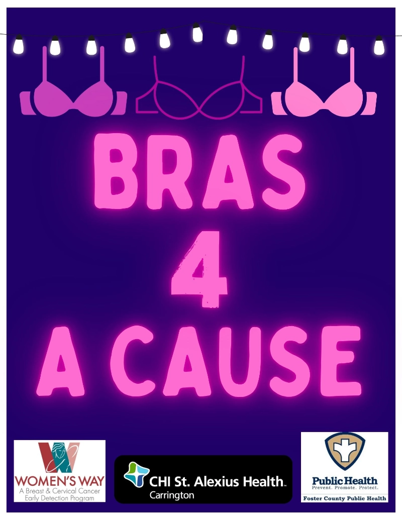 Bras 4 a Cause — Women's Way logo - Foster County Public Health logo