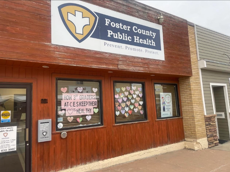 Foster County Public Health Building.